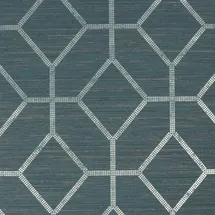 boutique luxury Boutique Vliestapete Asscher Geo Teal 10,05 x 0,52 m