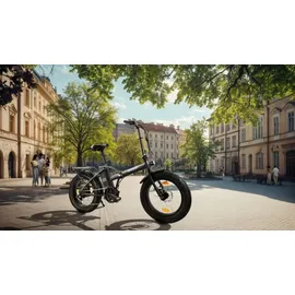 Sharp E-Fatbike 20 Zoll RH 0 cm grau