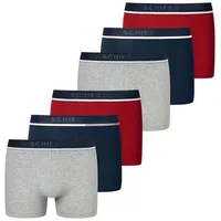 SCHIESSER Retro Boxer 3 Einheiten Blau / Grau / Rot M