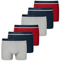 SCHIESSER Retro Boxer 3 Einheiten Blau / Grau / Rot M