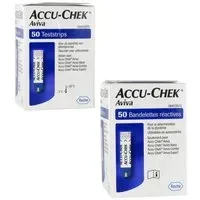 ACCU-CHEK® Aviva Bandelettes Reactive Duopack Bande(S) De Test 100 pc(s)