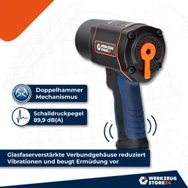 WS24 Druckluft-Schlagschrauber 1/2" 20tlg.