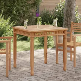 vidaXL Garten-Esstisch 80 x 80 x 80 cm Braun