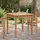 vidaXL Garten-Esstisch 80 x 80 x 80 cm Braun