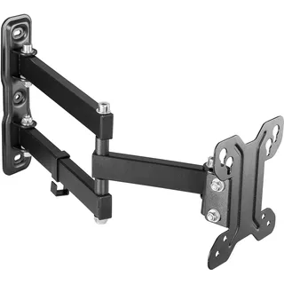 Ricoo Monitor Wandhalterung Arm schwenkbar neigbar Bildschirmhalterung Arme für 13-30 Zoll flach S7911 Halterung Wand Curved PC Bildschirm VESA 75 x 75 100 x 100 Monitorhalterung