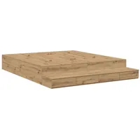 VidaXL Stauraumbettgestell Artisan-Eiche 200x200 cm