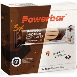 Powerbar Protein Soft Layer Bar Multipack 10x(3x40g) Chocolate Toffee Brownie 1 KG