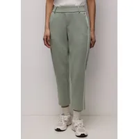 STREET ONE Style Bonny Piqué 7/8-Hose Schwarz Mint Grün 46