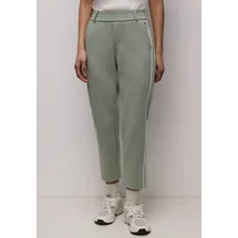 STREET ONE Style Bonny Piqué 7/8-Hose Schwarz Mint Grün 46