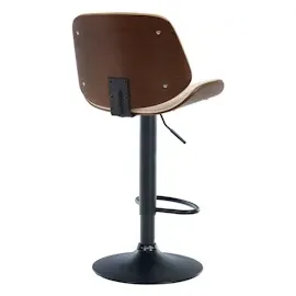 CLP 2er Set Barhocker Nova I Kunstleder-Bezug I Höhenverstellbarer Barstuhl