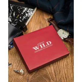 Always Wild Herren Kartenetui schwarz/rot