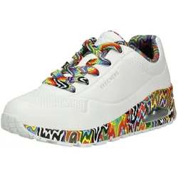 Sneaker SKECHERS "Skechers Sneaker Synthetik", Damen, Gr. 37, weiß, Synthetik, Schuhe