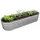 Relaxdays Hochbeet 240 x 60 x 45 cm Silber