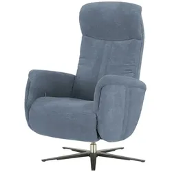 meinSofa Drehsessel  Franzi , blau , Maße (cm): B: 71 H: 108 T: 83