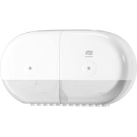 Tork SmartOne Mini Doppelrollenspender für Toilettenpapier T9 Dispenser White (1 x)