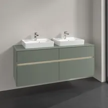 Villeroy & Boch Waschtischunterschrank 140 x 54,8 x 50 cm Soft Green