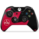 DeinDesign Skin kompatibel mit Microsoft Xbox One Controller Folie Sticker Fanartikel 1. FCN 1. FC Nürnberg