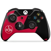 DeinDesign Skin kompatibel mit Microsoft Xbox One Controller Folie Sticker Fanartikel 1. FCN 1. FC Nürnberg