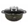 ZILNER 8-teiliges Topfset marmoriert-keramisch beschichtet Töpfe beschichtet, Kochtopf Set| Kochgeschirr Set, Topfset induktionsgeeignet ZL 7209 - Schwarz