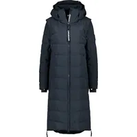 Alife & Kickin ALIFE and Kickin NellyAK A Puffer Coat Damen Steppjacke, Winterjacke & Marine & XL