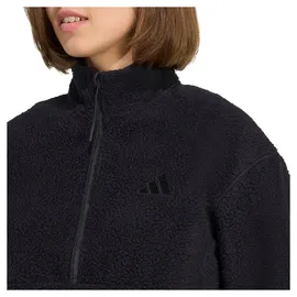 adidas City Tech High Pile Fleece Sweatshirt Schwarz S