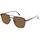 Lacoste L261s Unisex-Sonnenbrille Vollrand Pilot Metall-Gestell, schwarz