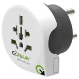 Q2 Power 1.100240 Reiseadapter Welt nach Indien