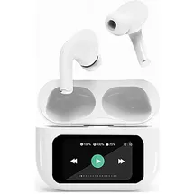 Gembird TWS-LCD-ANC-01-W HiFi In Ear Kopfhörer Bluetooth® Stereo Weiß