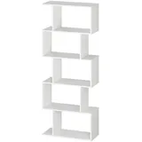 Ricoo Bücherregal 160 x 70 x 25 cm Weiß