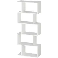 Ricoo Bücherregal 160 x 70 x 25 cm Weiß