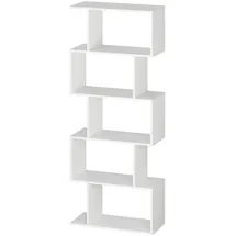 Ricoo Bücherregal 160 x 70 x 25 cm Weiß