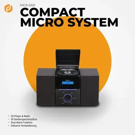 Denver MCA-240 CD-Player, UKW-Radio, Schwarz