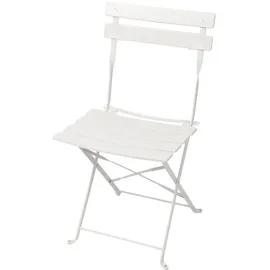 Albatros Bistroset 3-teilig Weiß Metall 2-Sitzer, Balkonmöbel Set oder Gartenmöbel in modernem Design