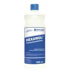 Dreiturm Hexawol® Flächendesinfektion, Desinfektionsreiniger für medizinisches Inventar, 1 Liter - Flasche