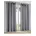 Gardine HEINE HOME Gr 2 grau B 140cm H 175cm Baumwolle Polyester Gardinen Gardine
