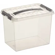 SUNWARE Aufbewahrungsbox Q-Line 30 x 20 x 22 cm 20-tlg. transparent