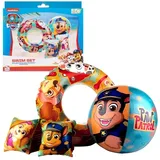 PAW PATROL Schwimmflügel PAW Patrol Schwimmset – Schwimmring, Schwimmflügel, Wasserball (4-tlg)