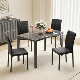 Homcom Esszimmerstuhl Kunstleder,