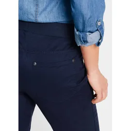 bonprix Twill Treggings Schlupfhose Blau 52