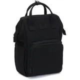 fillikid Barcelona Wickelrucksack Schwarz