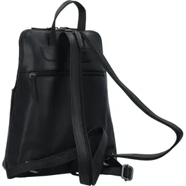 GREENBURRY Fiorentina City Rucksack Leder 31 cm Schwarz