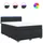 vidaXL Boxspringbett 160 x 200 cm Schwarz