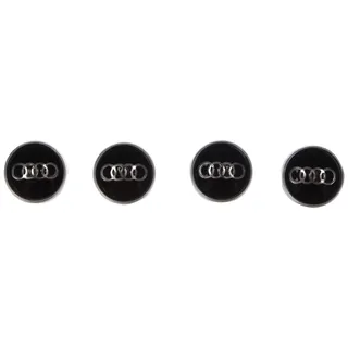 Audi 80A071215 Ventilkappen mit Ringe Logo, Universell,