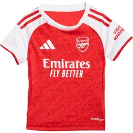 adidas Arsenal Heim Baby-Minikit 2025/26 JI9535 - better scarlet/white 74