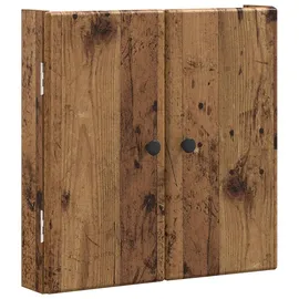 vidaXL Dartboard Schrank BREDA Altholz 52,5 x 10,5 x 53,5 cm