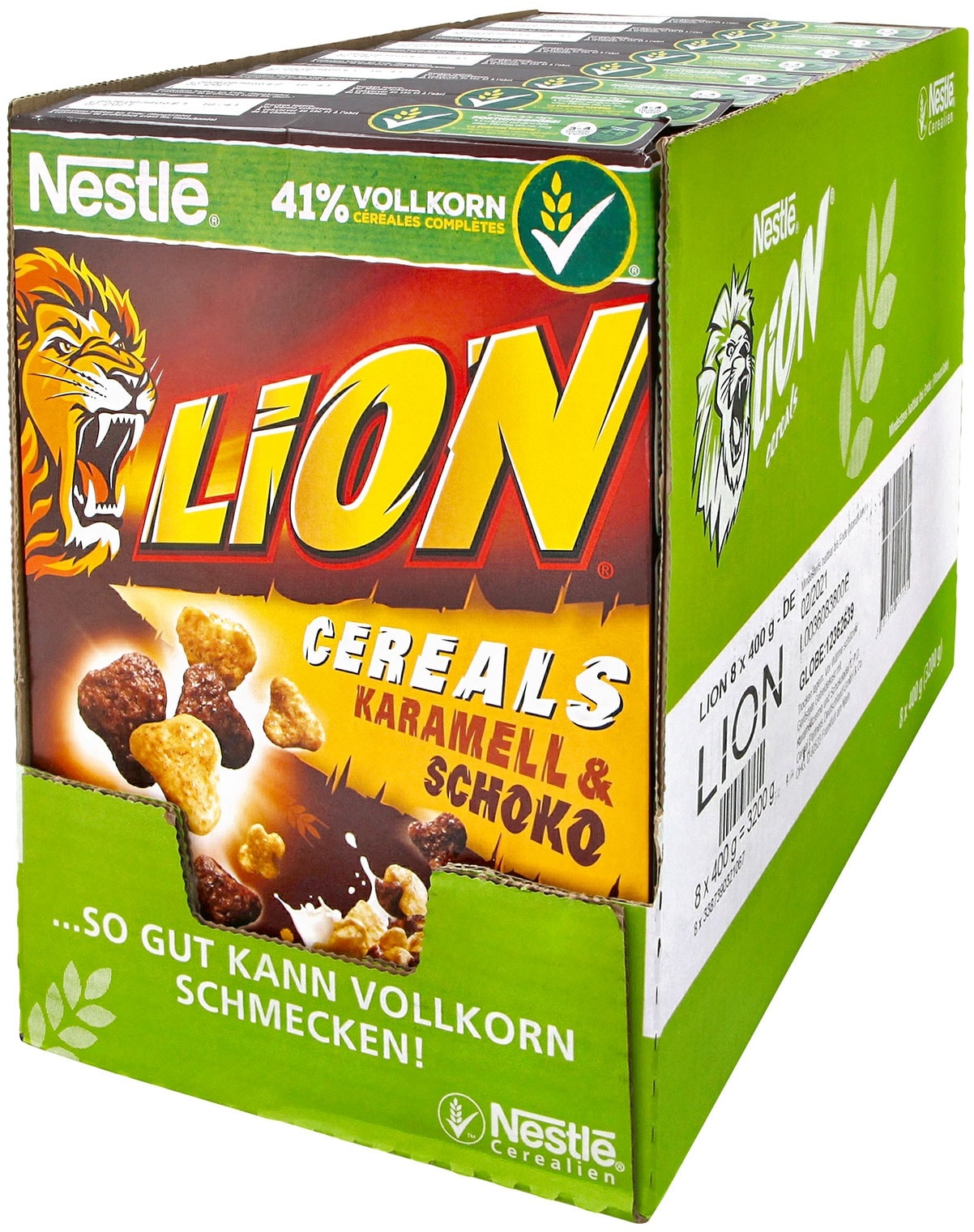 Nestlé Lion Cereals 400 g, 8er Pack