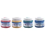 Rayher Fingerfarbe Set 4 St. 600 ml Gelb/Rot/Blau/Grün