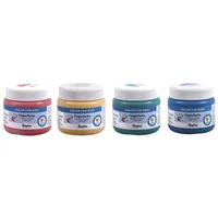 Rayher Fingerfarbe Set 4 St. 600 ml Gelb/Rot/Blau/Grün
