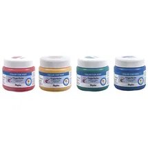 Rayher Fingerfarbe Set 4 St. 600 ml Gelb/Rot/Blau/Grün