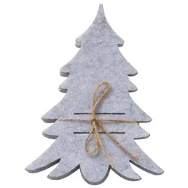 Boltze Bestecktasche FILZY Tannenbaum grau